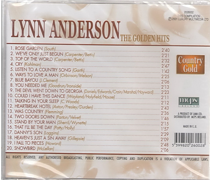 Lynn Anderson CD