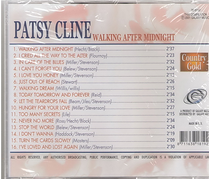 Patsy Cline CD