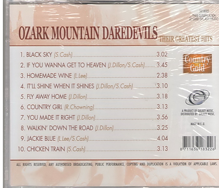 Ozark Mountain DareDevils CD