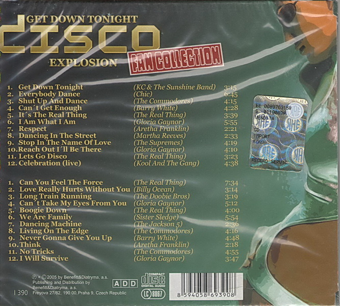 Get Down Tonight - disco CD