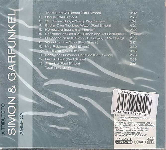 A TributeTo Simon & Garfunkel CD cover