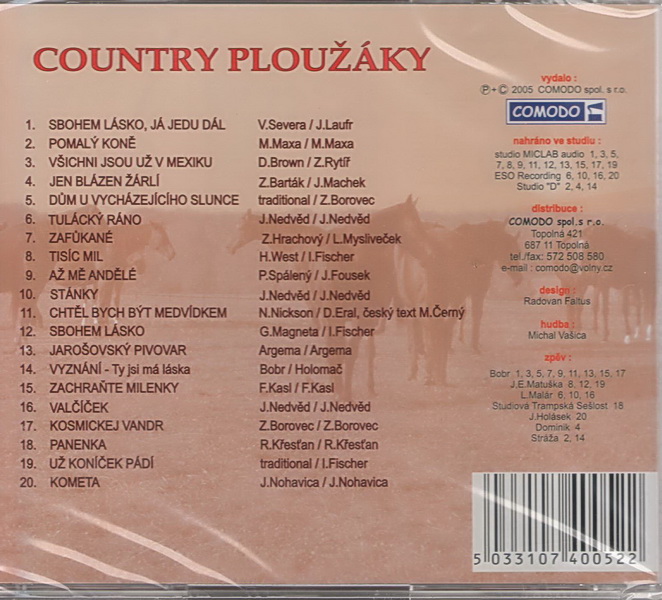 Country ploužáky CD