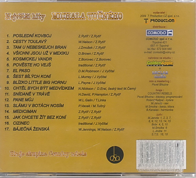 Největší hity Michala Tučného CD