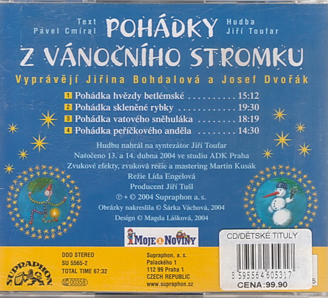 Pohádky z vánočního stromku CD