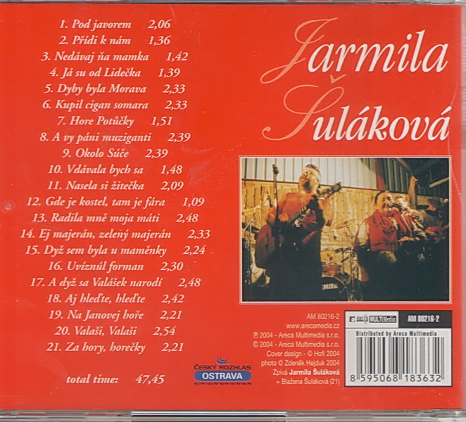 Jarmila Šuláková CD