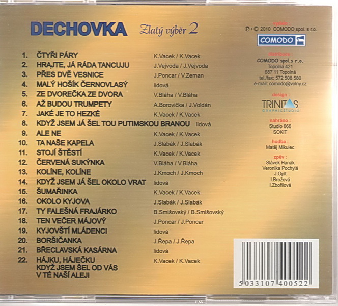Dechovka - Zlatý výběr 2 CD