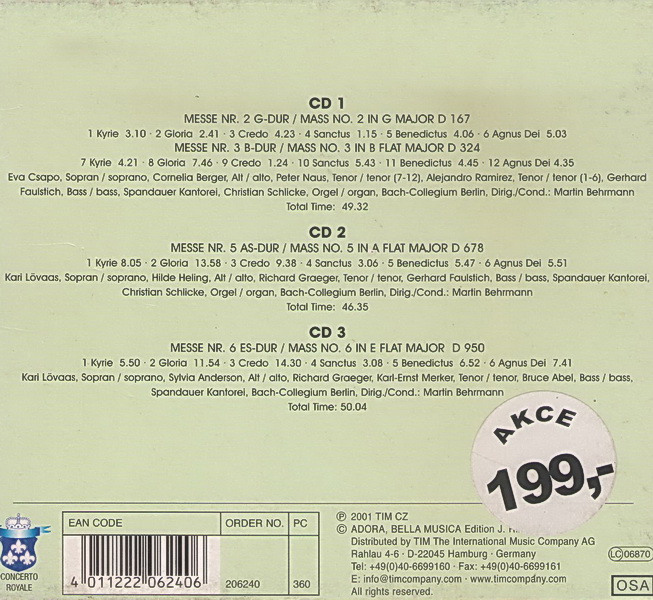 F. Schubert CD