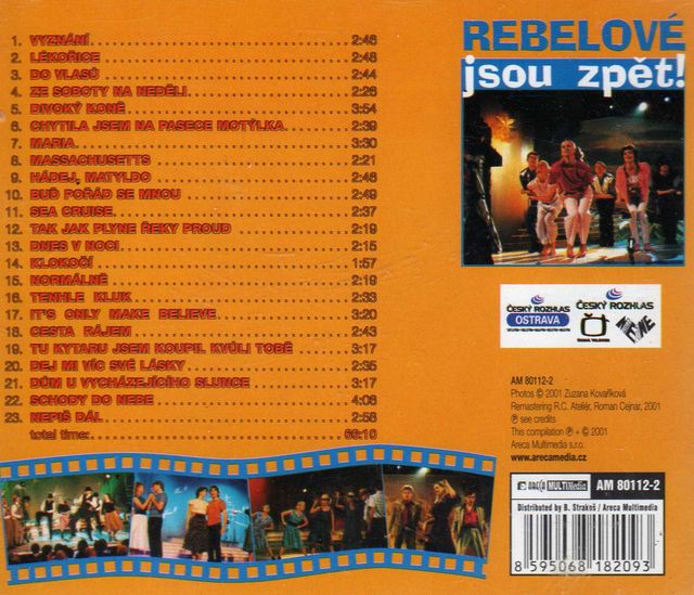 Rebelové jsou zpět! CD