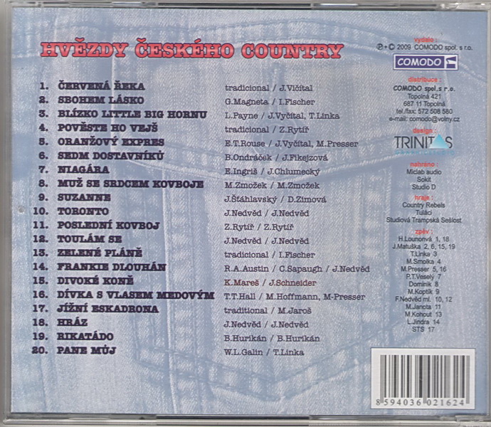 Hvězdy českého country CD