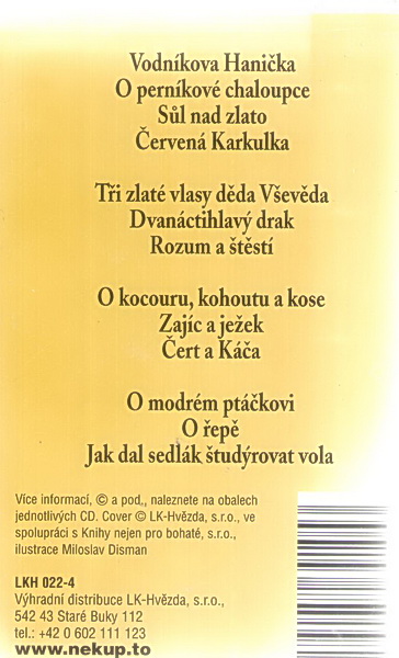 Pohádky 4x MC kazeta