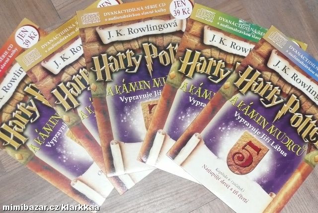 Harry Potter a kámen mudrců 12x CD pošetka