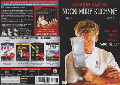 Gordon Ramsay noční můry kuchyně série 1 5x DVD