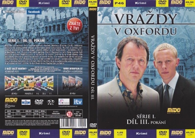 Vraždy v Oxfordu 3DÍLY DVD