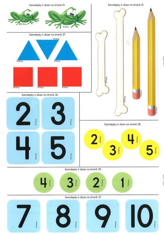 Disney Walt School Skills Základy matematiky Uč se s námi