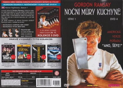 Gordon Ramsay noční můry kuchyně série 1 5x DVD