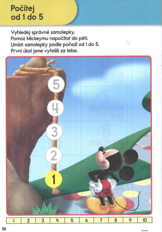 Disney Walt School Skills Základy matematiky Uč se s námi