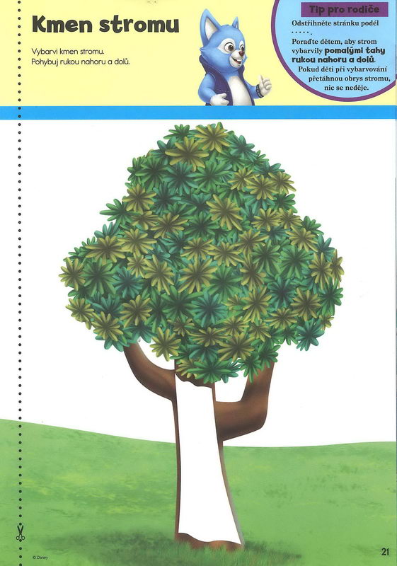 Disney Walt School Skills Vyzkoušej si vybarvování 1 Uč se s námi