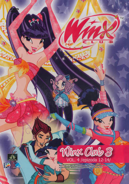 Winx club 3. série 8x DVD