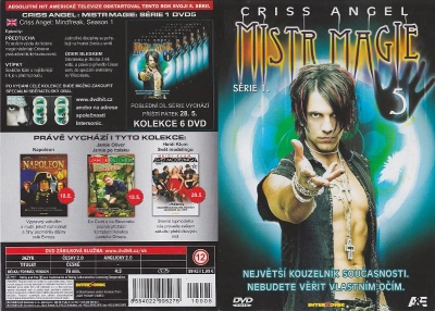 Mistr magie, Criss Angel série 1, (6 DVD)