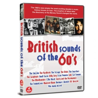 British Sounds Of The 60's  4x DVD