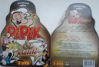 Pepek & přátelé 3x DVD kovová krabička v limitované edici (bazarové zboží)