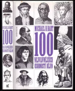 100 nejvlivnějších osobností dějin Michael H. Hart 1994 kniha (Antikvariát) vynikající stav