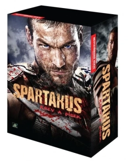 SPARTAKUS: KREV A PÍSEK kolekce 5xDVD sezóna 1 (epizoda 1-12) DVD