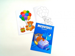 Medvídci omalovánky