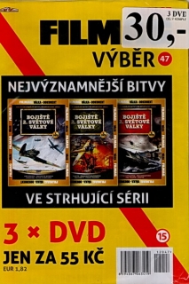 Bojiště 2. světové války 3 díly DVD