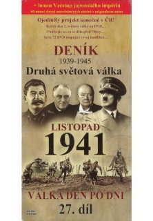 Deník - Druhá světová válka díl 27. - Listopad 1941 DVD