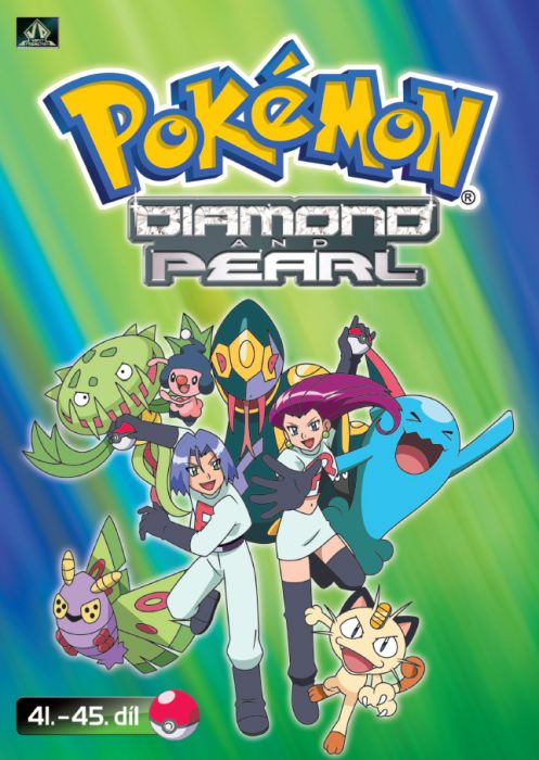 Pokémon diamond and pearl 41.-45.díl (DVD 9)